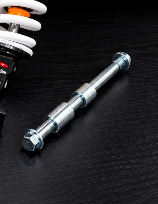 Electric dirt bike axle set with spacers