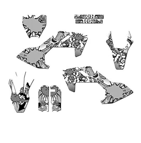 Qronge+ Leonx+ Aipas Graphics Kits — Comic- Noir